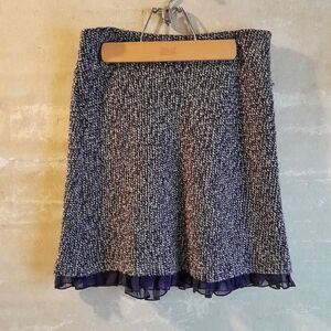 406a. purple vintage Star City woven knit y2k mini skirt, 3